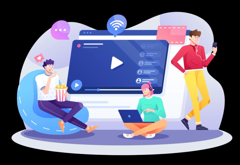 Video streaming and entertainment mobile application